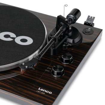 Technique audio Lenco LBT-345WA Ořech + Ortofon 2m Red