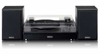 Technique audio Lenco LS-101BK  gramofon se samostatnými reproduktory a BT
