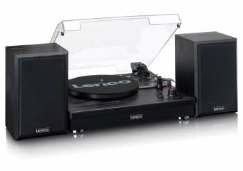 Technique audio Lenco LS-101BK  gramofon se samostatnými reproduktory a BT