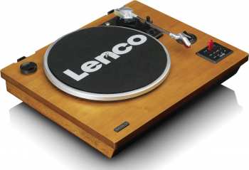Technique audio Lenco LS-55 gramofon s Bluetooth, USB a vestavěnými reproduktory Wood