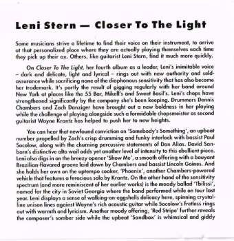 CD Leni Stern: Closer To The Light