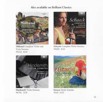 CD Francesco Parrino: Complete Violin Sonatas