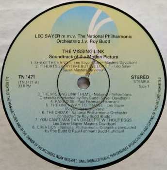 LP Leo Sayer: The Missing Link (Music From The Motion Picture)
