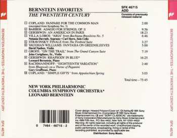 CD Columbia Symphony Orchestra: Bernstein Favorites: 20th Century
