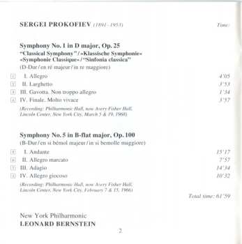 CD Sergei Prokofiev: Symphony No.1 "Classical" / Symphony No. 5