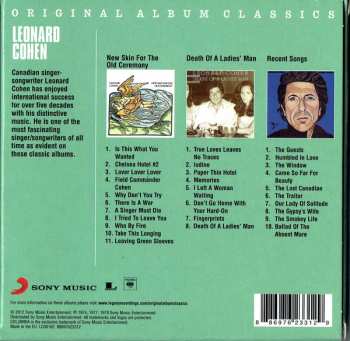 3CD/Coffret Leonard Cohen: Original Album Classics
