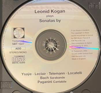 CD Johann Sebastian Bach: Sonatas