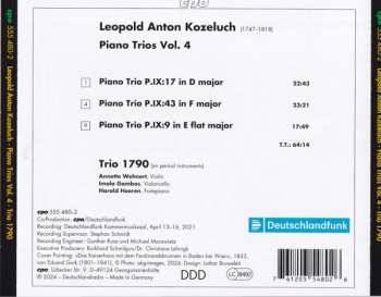 CD Leopold Koželuh: Piano Trios Vol. 4