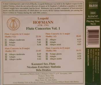 CD Nicolaus Esterházy Sinfonia: Flute Concertos Vol. 1