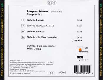 CD Leopold Mozart: Symphonies