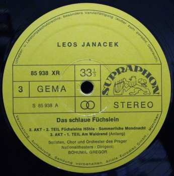 2LP/Coffret Leoš Janáček: Das Schlaue Füchslein