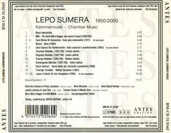 CD Lepo Sumera: Kammermusic