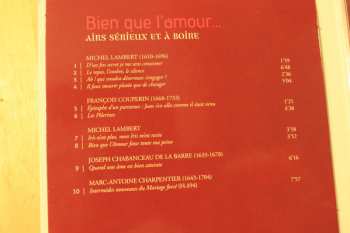 CD William Christie: Bien Que L'Amour ... Airs Sérieux À Boire
