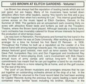 CD Les Brown And His Band Of Renown: Live At Elitch Gardens