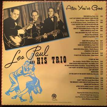 2LP Les Paul And His Trio: After You've Gone CLR