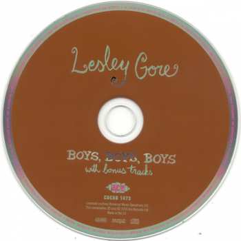 CD Lesley Gore: Boys, Boys, Boys