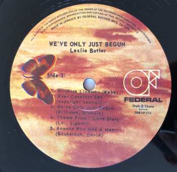 LP Leslie Butler Plus 3: We’ve Only Just Begun