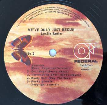 LP Leslie Butler Plus 3: We’ve Only Just Begun