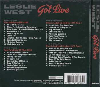4CD/Coffret Leslie West: Got Live