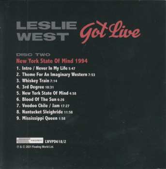 4CD/Coffret Leslie West: Got Live