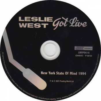 4CD/Coffret Leslie West: Got Live