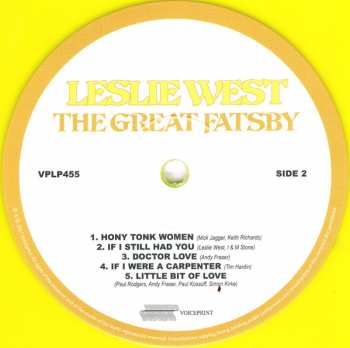 LP Leslie West: The Great Fatsby LTD | CLR