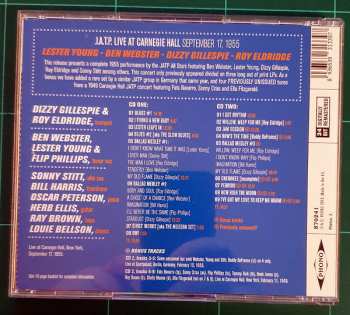 2CD Dizzy Gillespie: J.A.T.P. Live At Carnegie Hall September 17, 1955