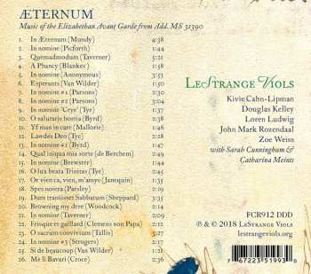CD LeStrange Viols: Æternum