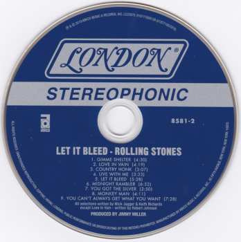 2LP/SP/Coffret/2SACD The Rolling Stones: Let It Bleed DLX | LTD | NUM