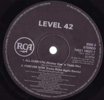 LP Level 42: Forever Now / All Over You