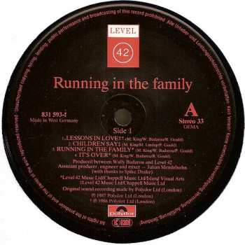 LP Level 42: Running In The Family