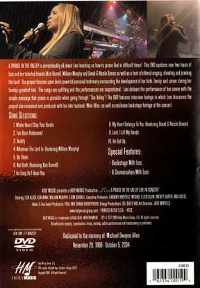 DVD Lexi: A Praise In The Valley: Live In Concert