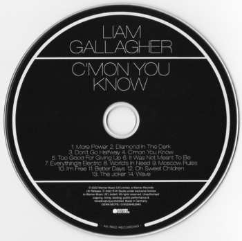 CD Liam Gallagher: C’mon You Know DLX | LTD | DIGI