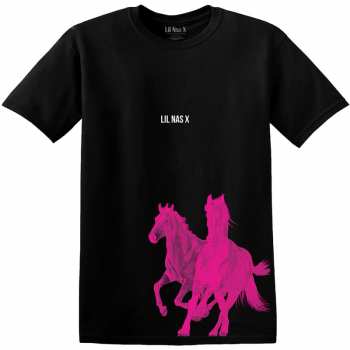 Merch Lil Nas X: T-shirt Pink Horses