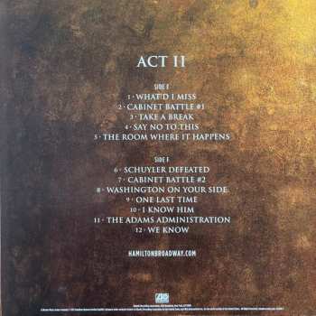 4LP/Coffret Lin-Manuel Miranda: Hamilton (Original Broadway Cast Recording)