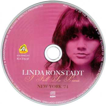 CD Linda Ronstadt: I Fall To Pieces New York '74