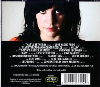 3CD Linda Ronstadt: The Broadcast Archives: Legendary Radio Broadcasts From The 1970s & 1980s