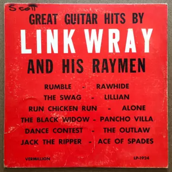 Link Wray And His Ray Men: Great Guitar Hits By Link Wray And His Raymen