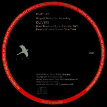 CD Lionel Bart: Lionel Bart's Oliver! - Original Studio Cast Recording