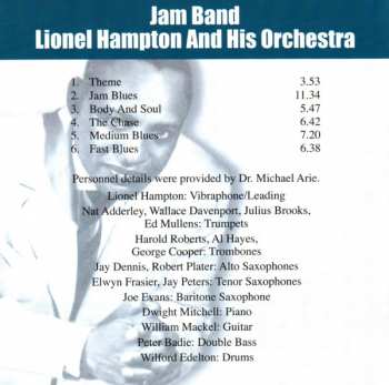CD Lionel Hampton And His Orchestra: Jam Band
