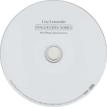 CD Lisa Lestander: Sånger Från Norr II