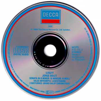 CD Franz Liszt: Piano Works • Oeuvres de Piano • Klavierwerke, Vol. 3
