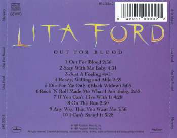 CD Lita Ford: Out For Blood