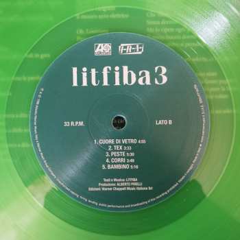 LP Litfiba: Litfiba 3 CLR | LTD | NUM