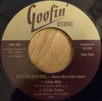 SP Little Rachel: Mama Was Right Again