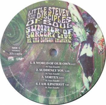 5LP Little Steven And The Disciples Of Soul: Summer Of Sorcery Live! At The Beacon Theatre LTD | CLR