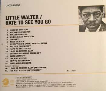 CD Little Walter: Hate To See You Go LTD