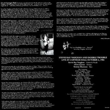 2LP Stevie Ray Vaughan & Double Trouble: Live At Carnegie Hall