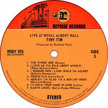 2LP Tiny Tim: Live! At The Royal Albert Hall LTD | CLR