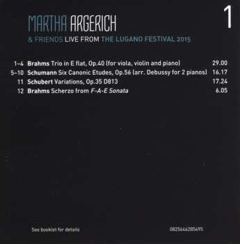 3CD/Coffret Martha Argerich And Friends: Live From Lugano 2015